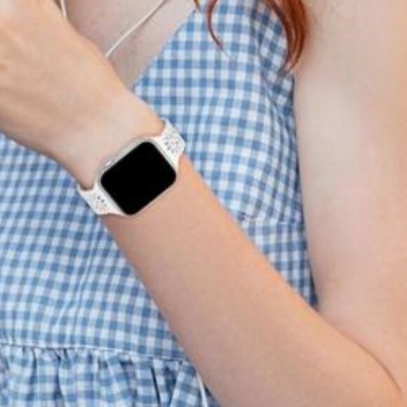 6 Pack Boho Lace Apple Watch Bands - Picture 4 of 6